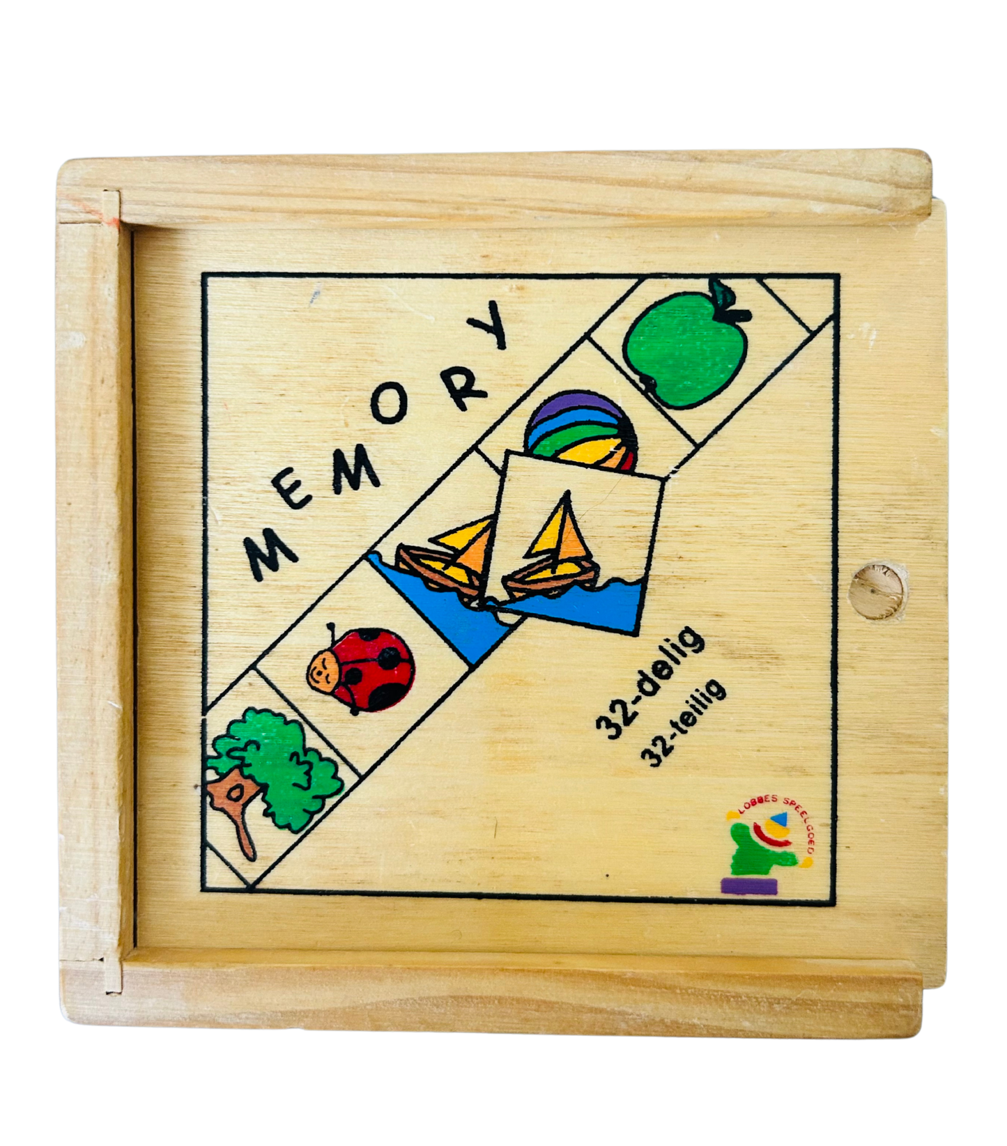 Lobbes Wooden Memory Game 32 delig