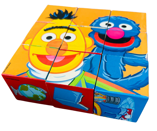 Sesamstraat 6 cubic puzzles