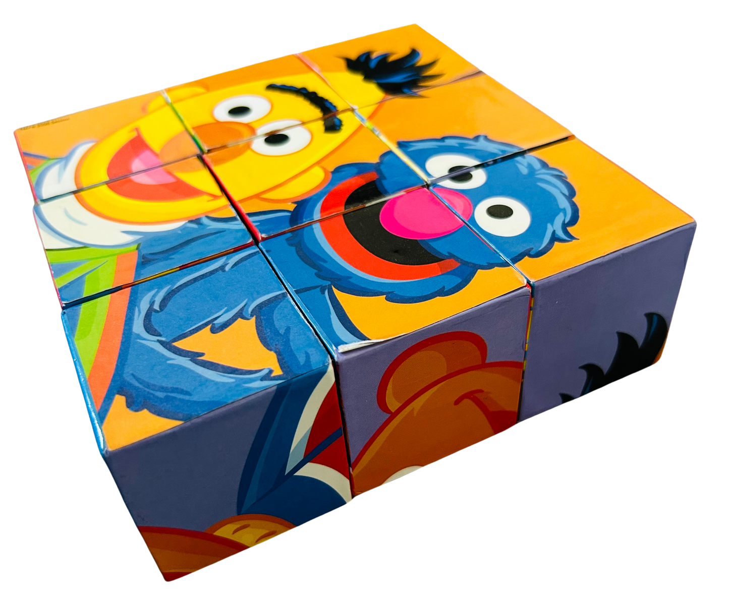 Sesamstraat 6 cubic puzzles