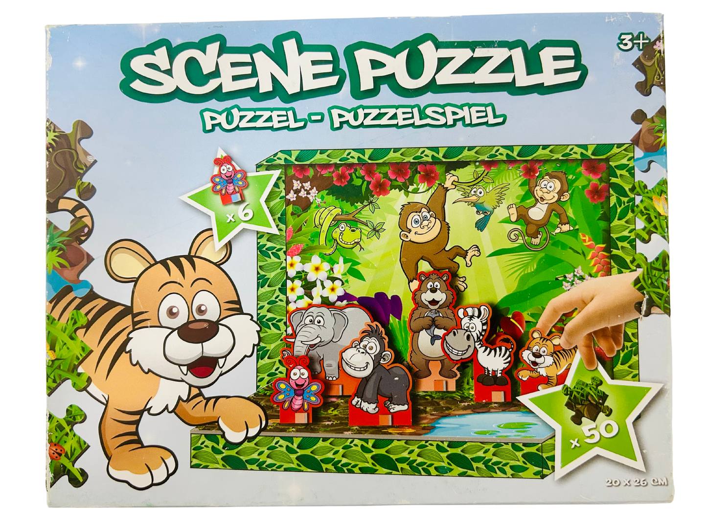 Scene Puzzle with animals
