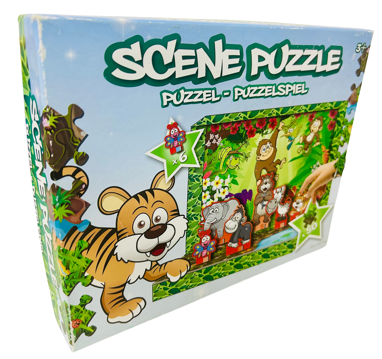 Scene Puzzle with animals