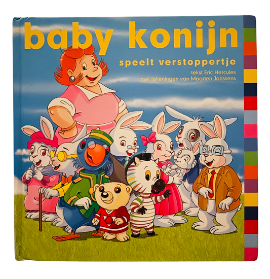 Hoteldebotel - Baby konijn speelt verstoppertje