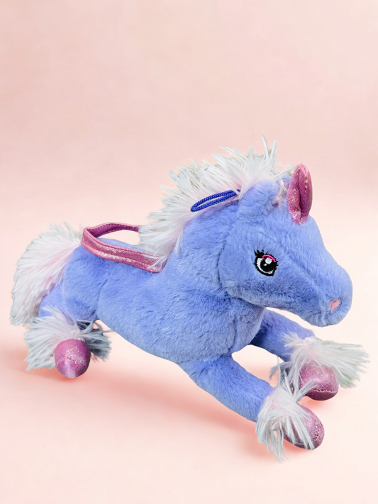 Purple Unicorn Soft Toy