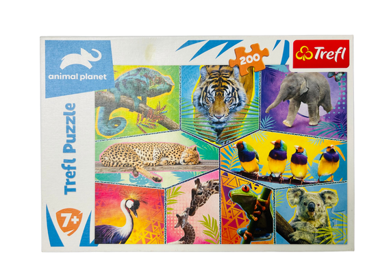 Trefl - In an exotic world / Discovery Animal Planet puzzle - 200 pieces