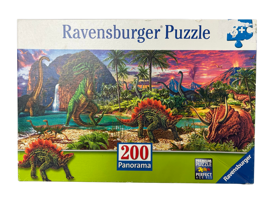 Ravensburger - In the Land of the Dinosaurs Panorama Puzzle - 200 pieces
