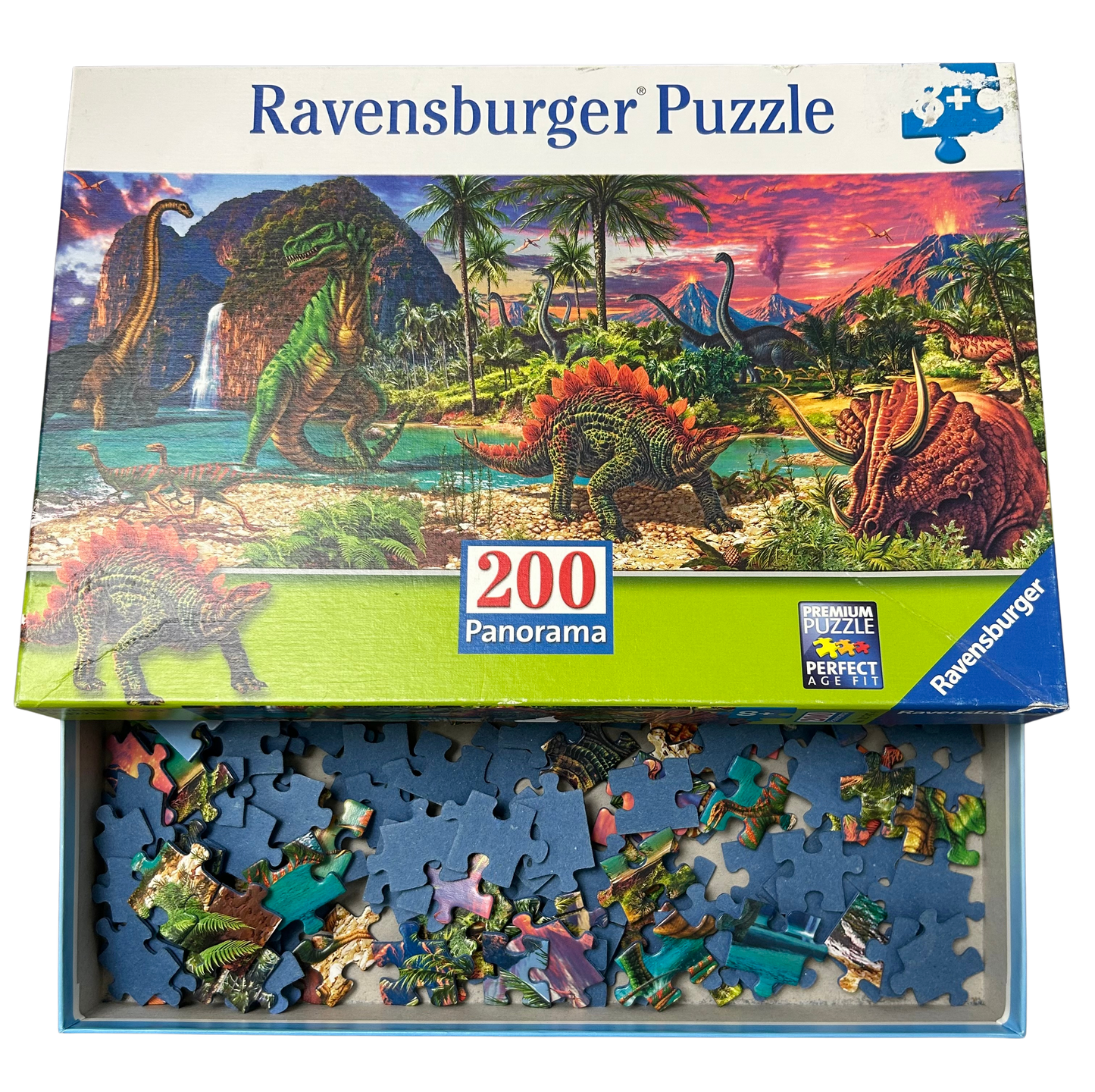 Ravensburger - In the Land of the Dinosaurs Panorama Puzzle - 200 pieces