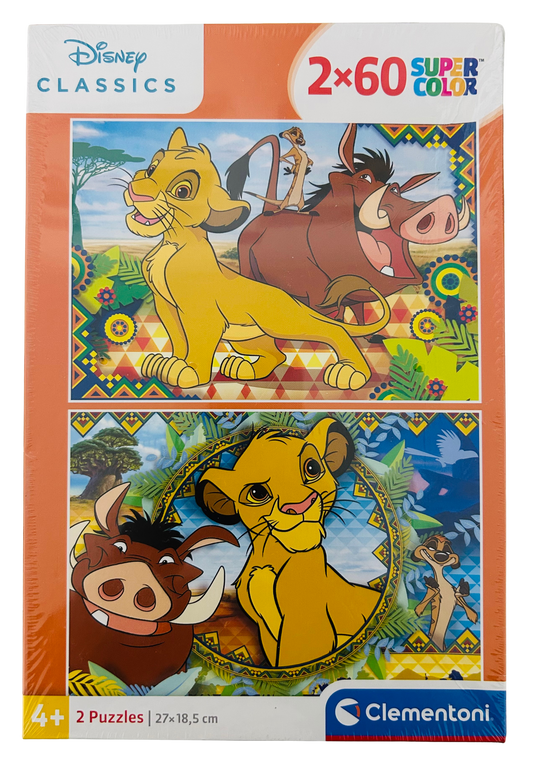 Disney Puzzle SuperColor 2x60 Lion King