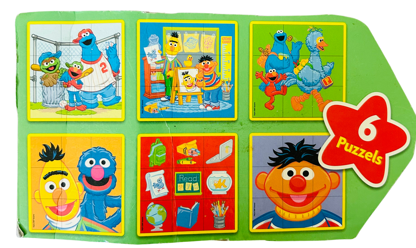 Sesamstraat 6 cubic puzzles