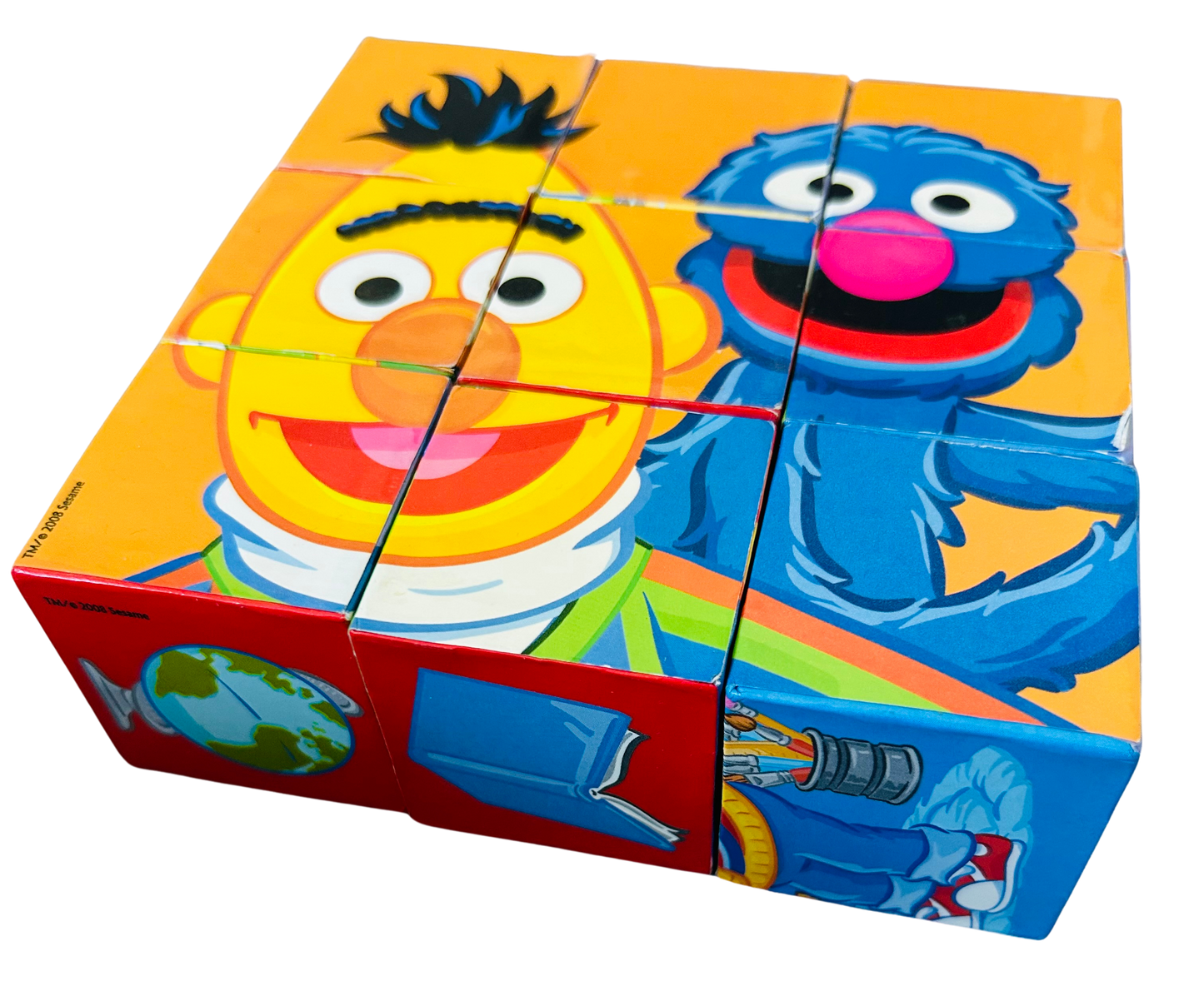 Sesamstraat 6 cubic puzzles