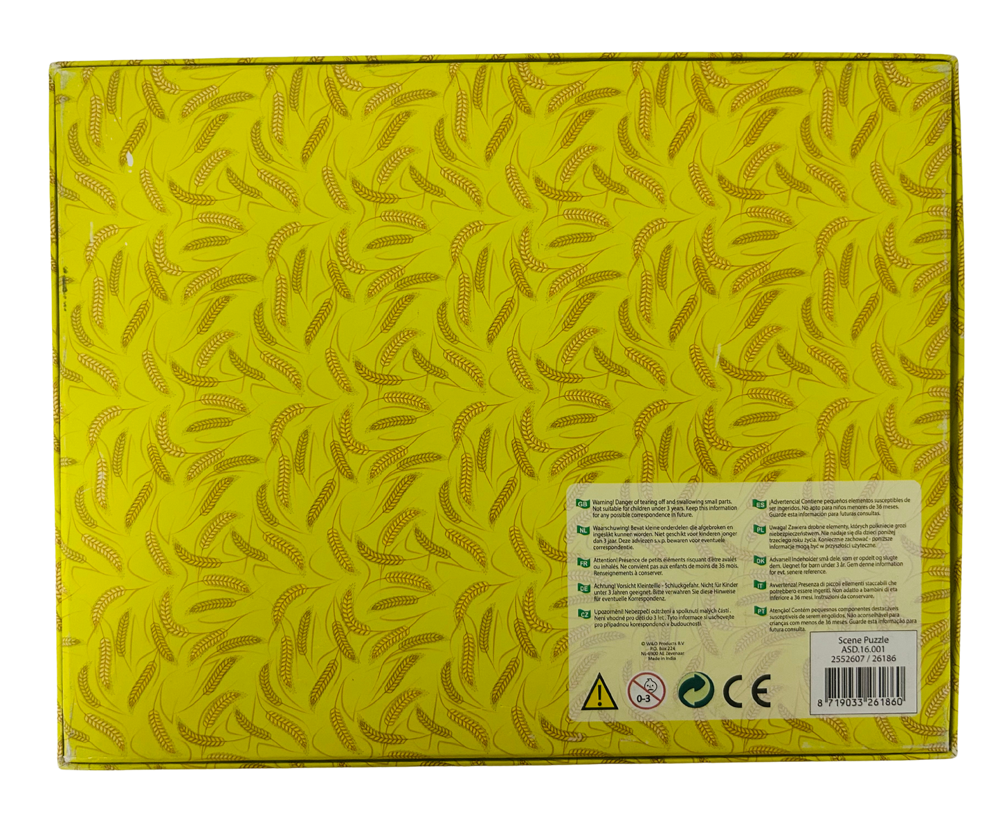 Scene puzzle with animals