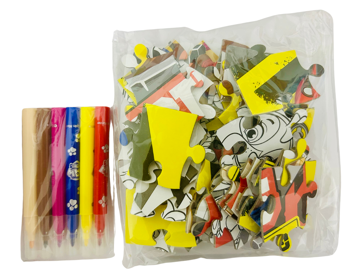 Paw patrol Pups on the Go coloring puzzle