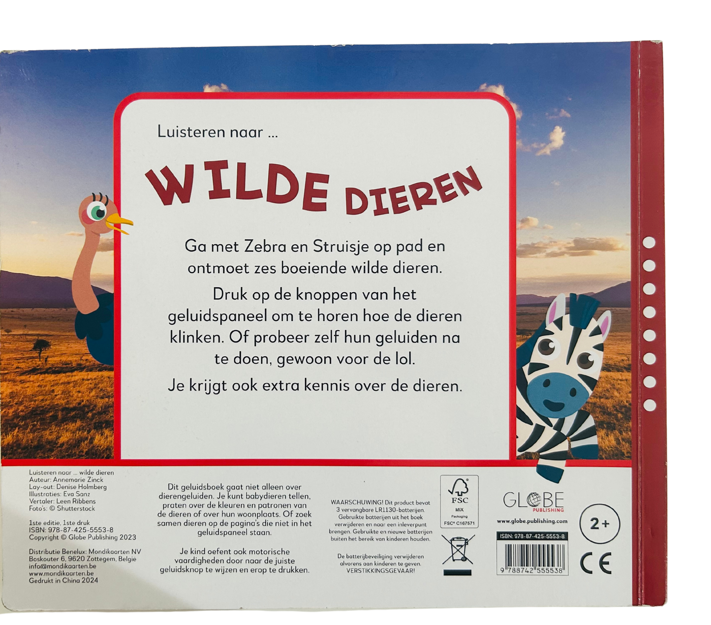 Luisteren Naar Wilde Dieren Geluidenboek