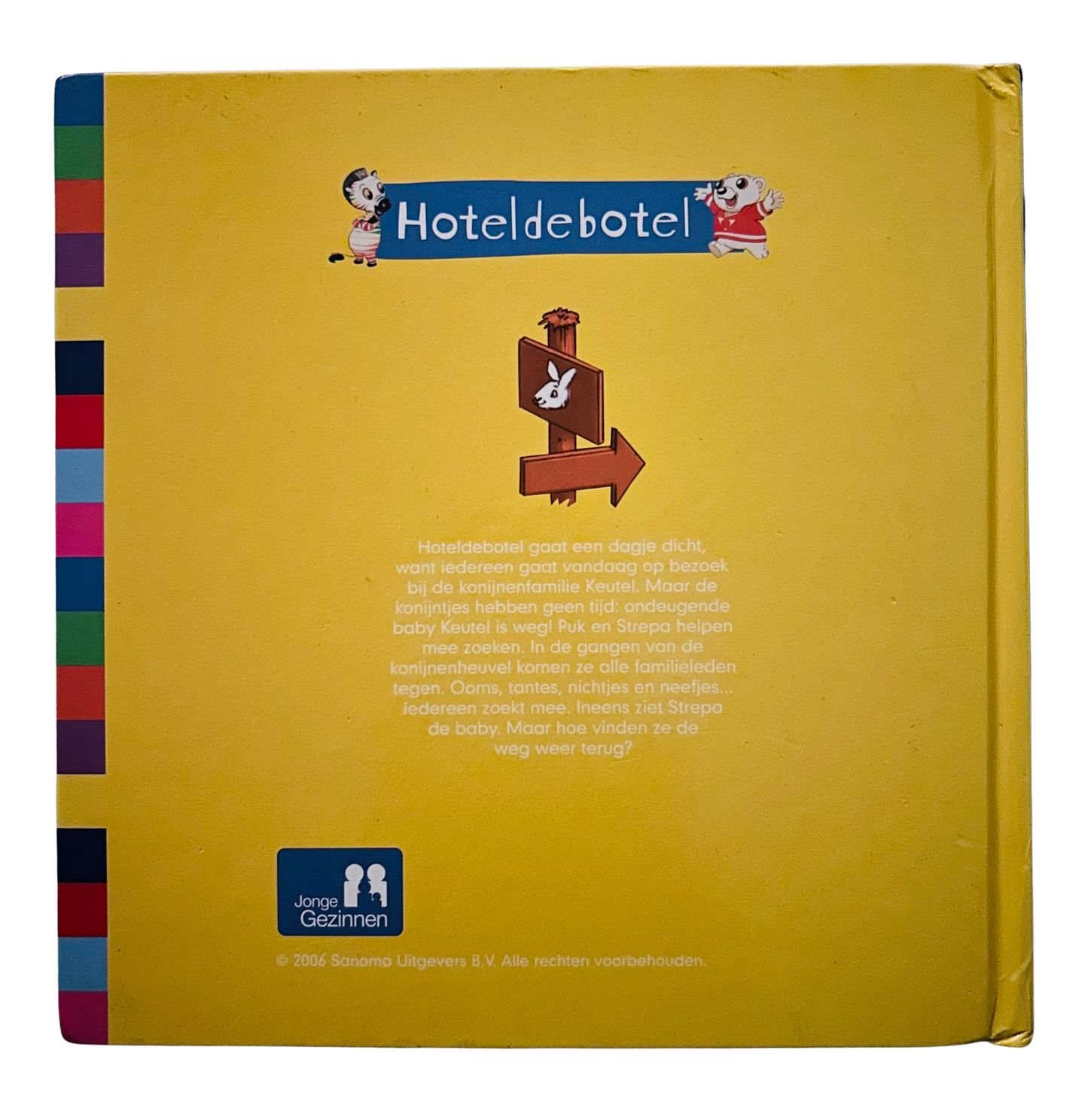 Hoteldebotel - Baby konijn speelt verstoppertje