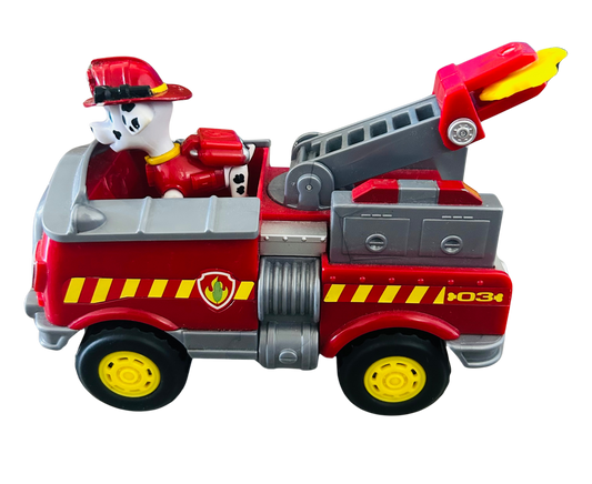 PAW Patrol - Marshall's Brandweerwagen - speelgoedauto met speelfiguur