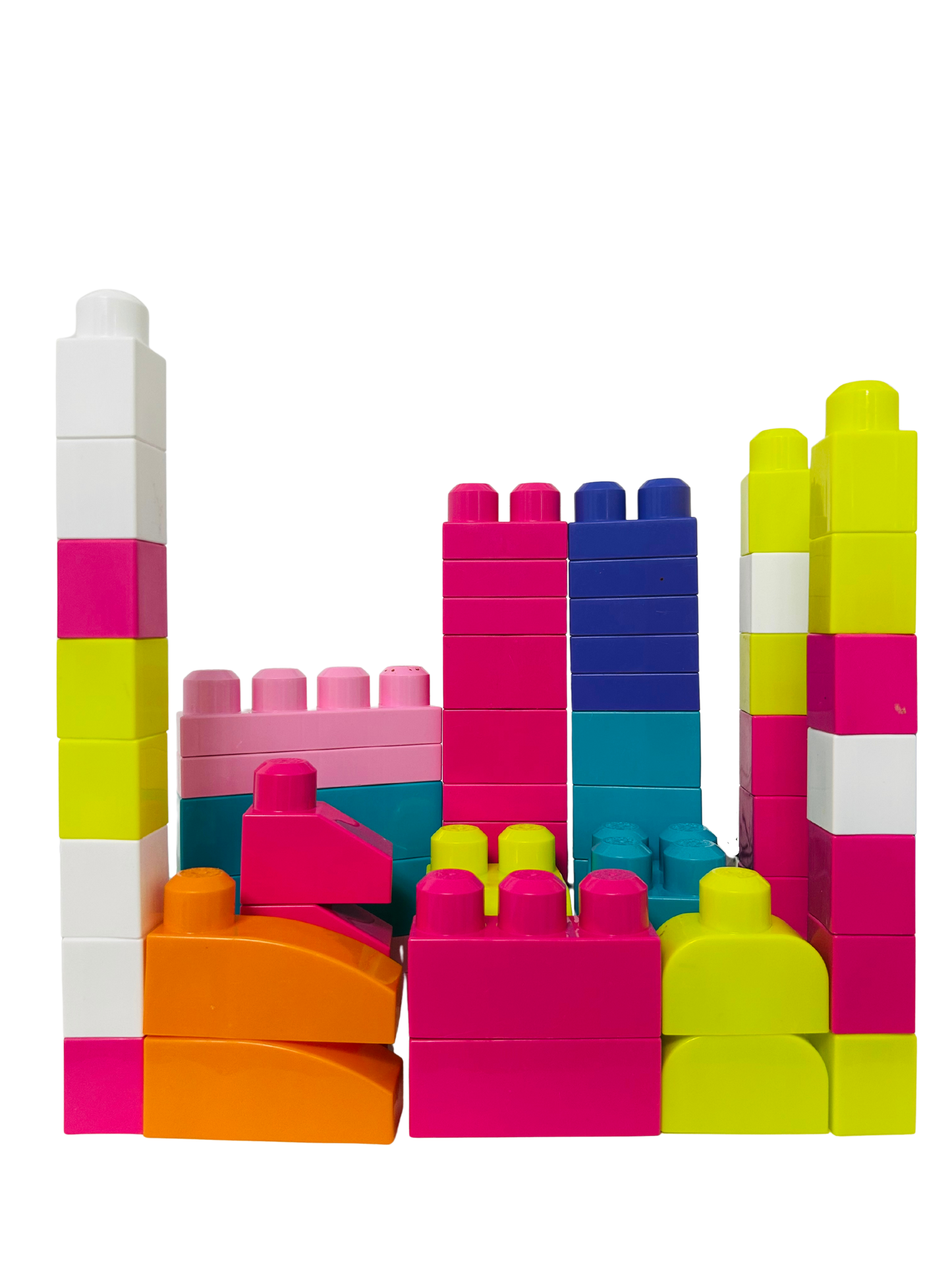 Mega Bloks Big building blocks Pink bag - 60 pieces
