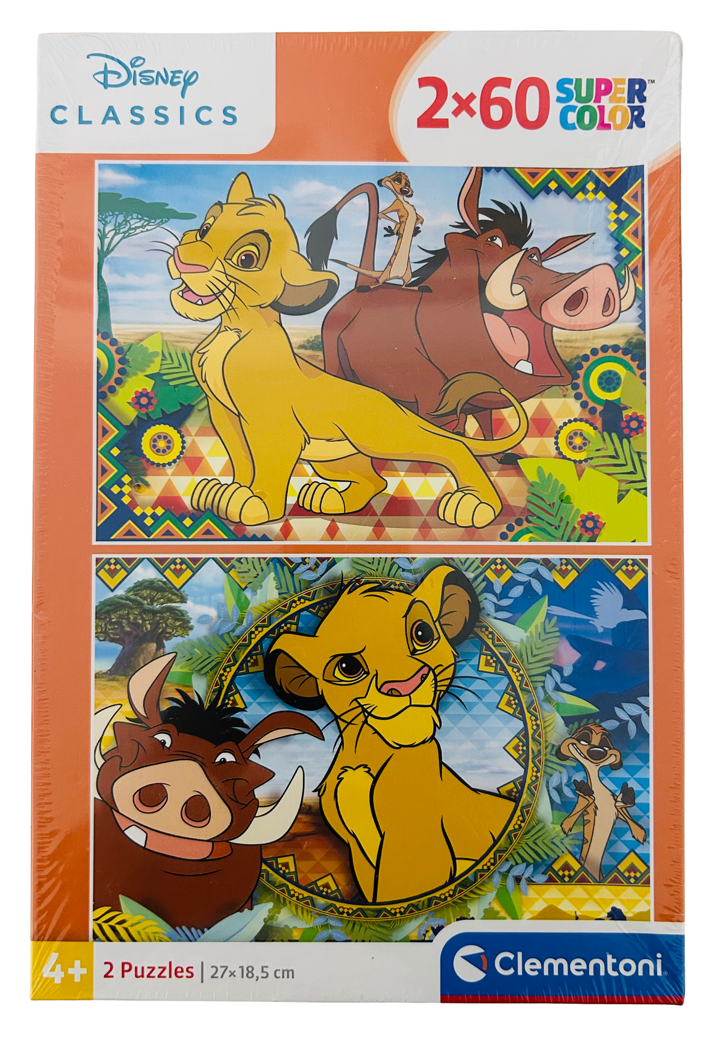 Disney Puzzle SuperColor 2x60 Lion King