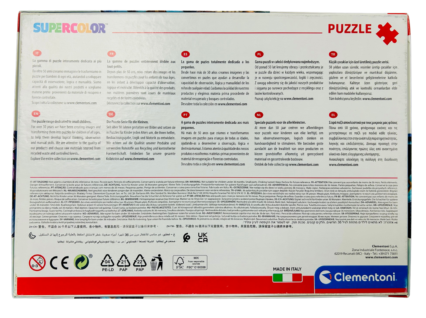 Clementoni Supercolor Raya and the Last Dragon Puzzle - 104 Pieces