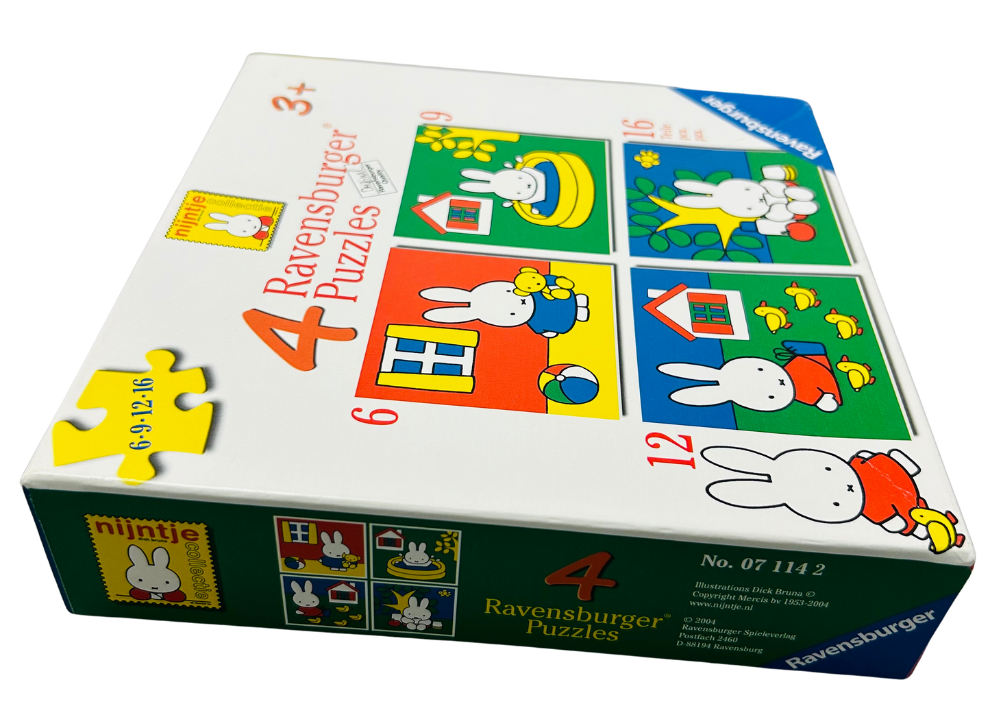 Ravensburger Miffy - Four puzzles - 6, 9, 12, and 16 pieces